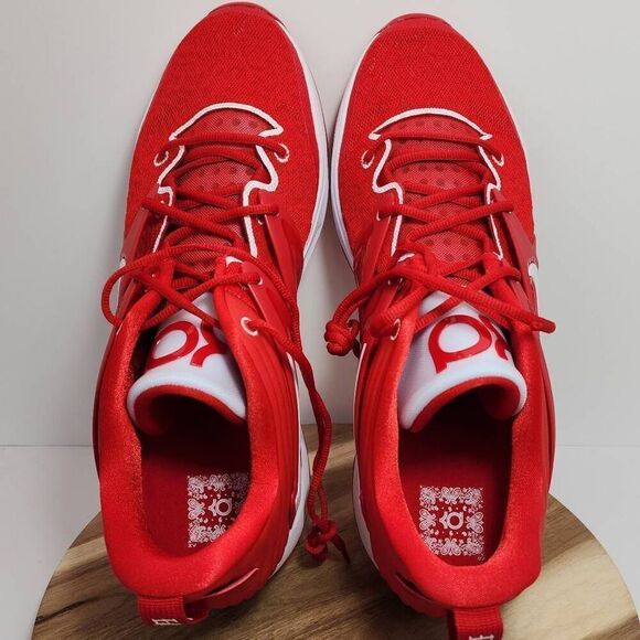 NIKE KD15 KD 15 TB KEVIN DURANT UNIVERSITY RED-WHITE DO9826-600 MEN’S SZ 18 - Picture 9 of 10